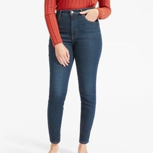Everlane stretch high rise skinny ankle jeans
